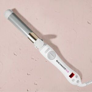 The Beachwaver Co. White and Silver Curling Tool for Effortless Waves
